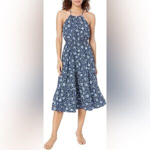 Madewell Brynn Halter cross back dress